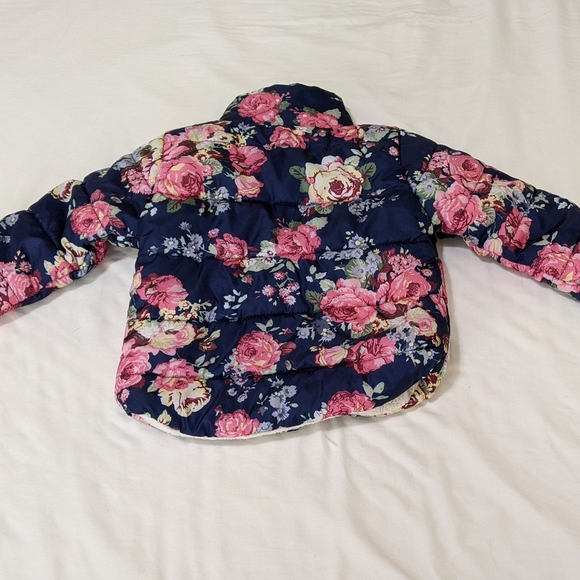 Cute Girls JW 2T Floral Puffer Jacket - Picture 3 of 7